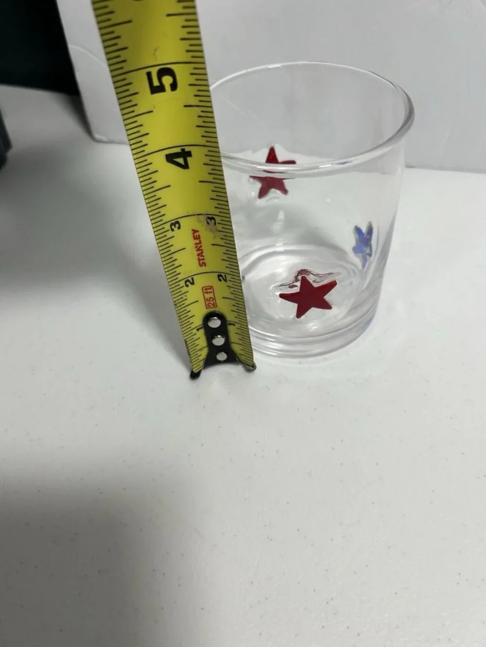 2 Pack 11 Fl Oz Whiskey Rocks Glass USA Red Blue Stars Patriot 4th of July New